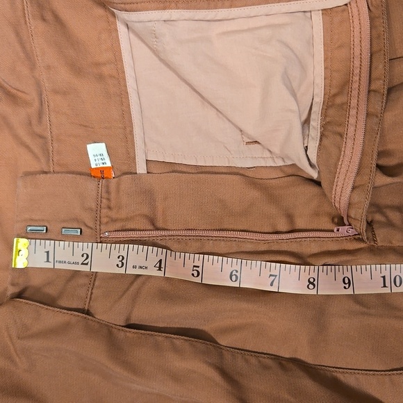 Anthropologie-Cartonniere NWT Belt Front Pants Rose 100% Lyocell-Size 14 - Picture 10 of 16